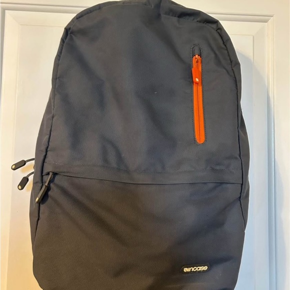 Incase Gray Backpack with Orange Accent - Picture 1 of 7